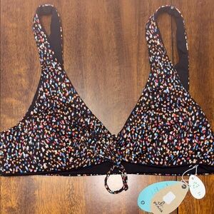 Prana Colorful Patterned Bikini Top